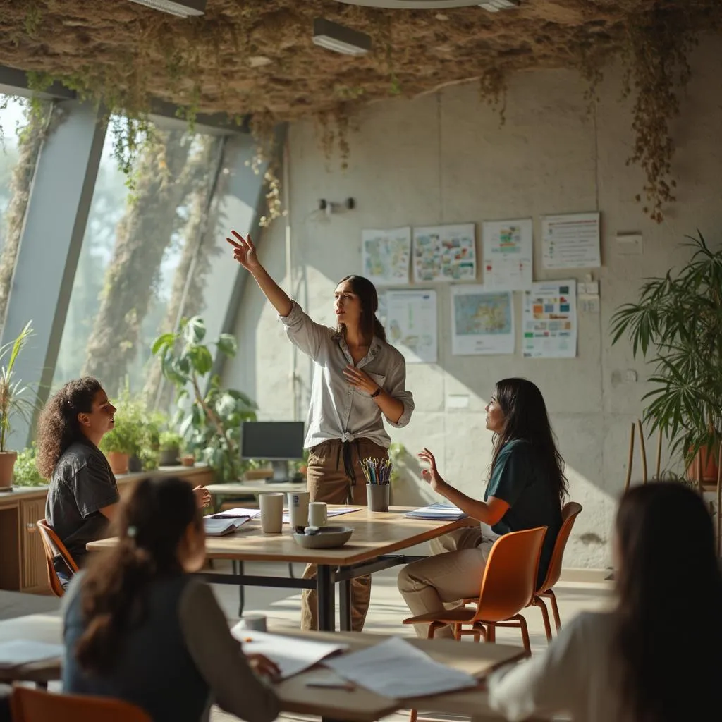 Instructora de comunicación efectiva